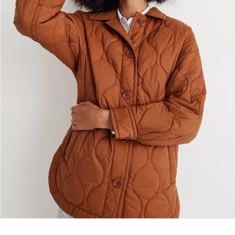 Madewell air puff shacket NWT
